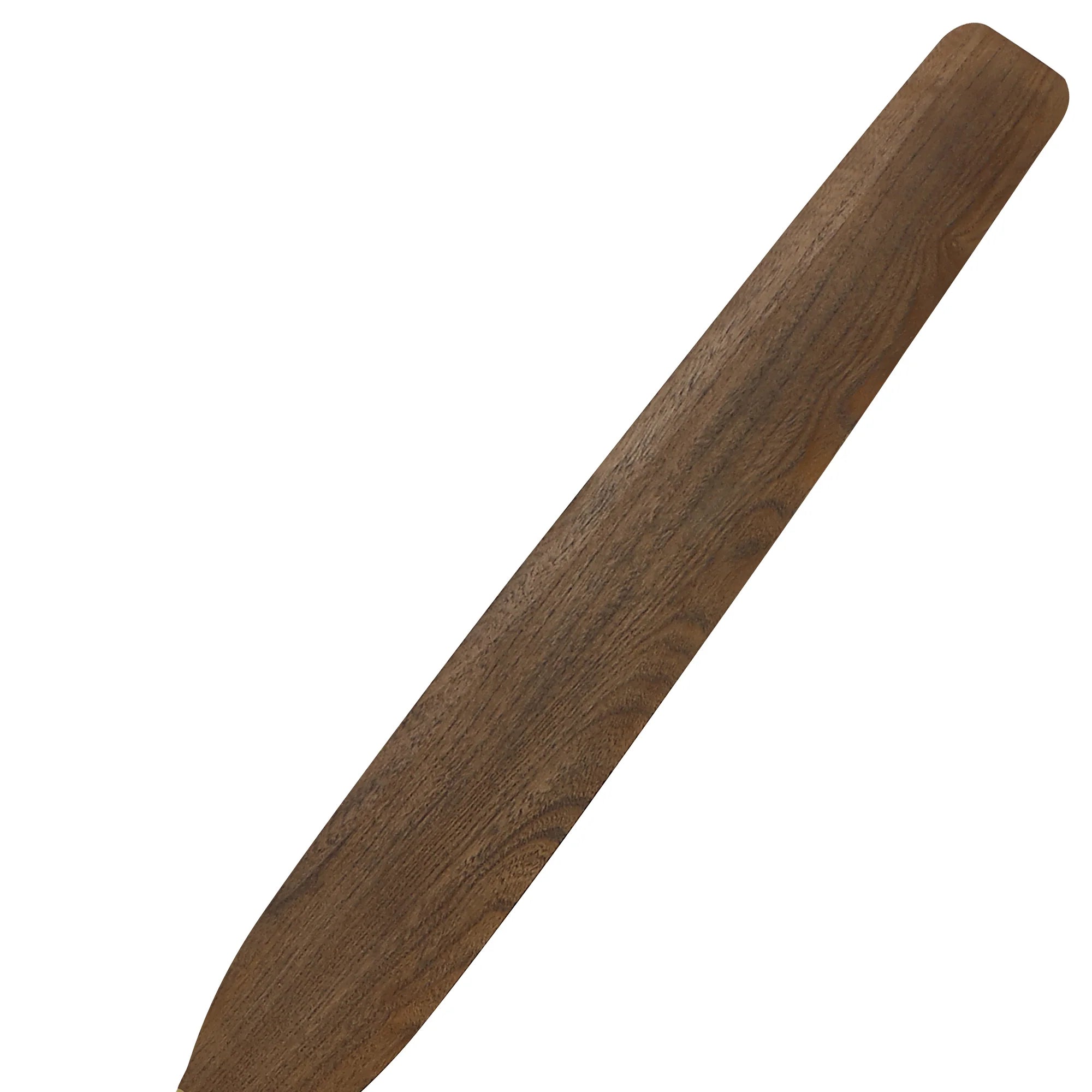 84" Modern Soft Brass Ceiling Fan with Solid Wood Blades for Large Spaces