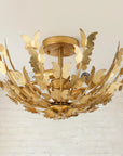 18 Inch 4 Light Betsy Semi Flush Mount Ceiling Light for Bedroom or Hallway