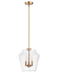 Avenor 3-Light Modern Clear Glass Pendant Light