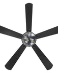 52" Rowan Modern Farmhouse Flush Mount Ceiling Fan with Light