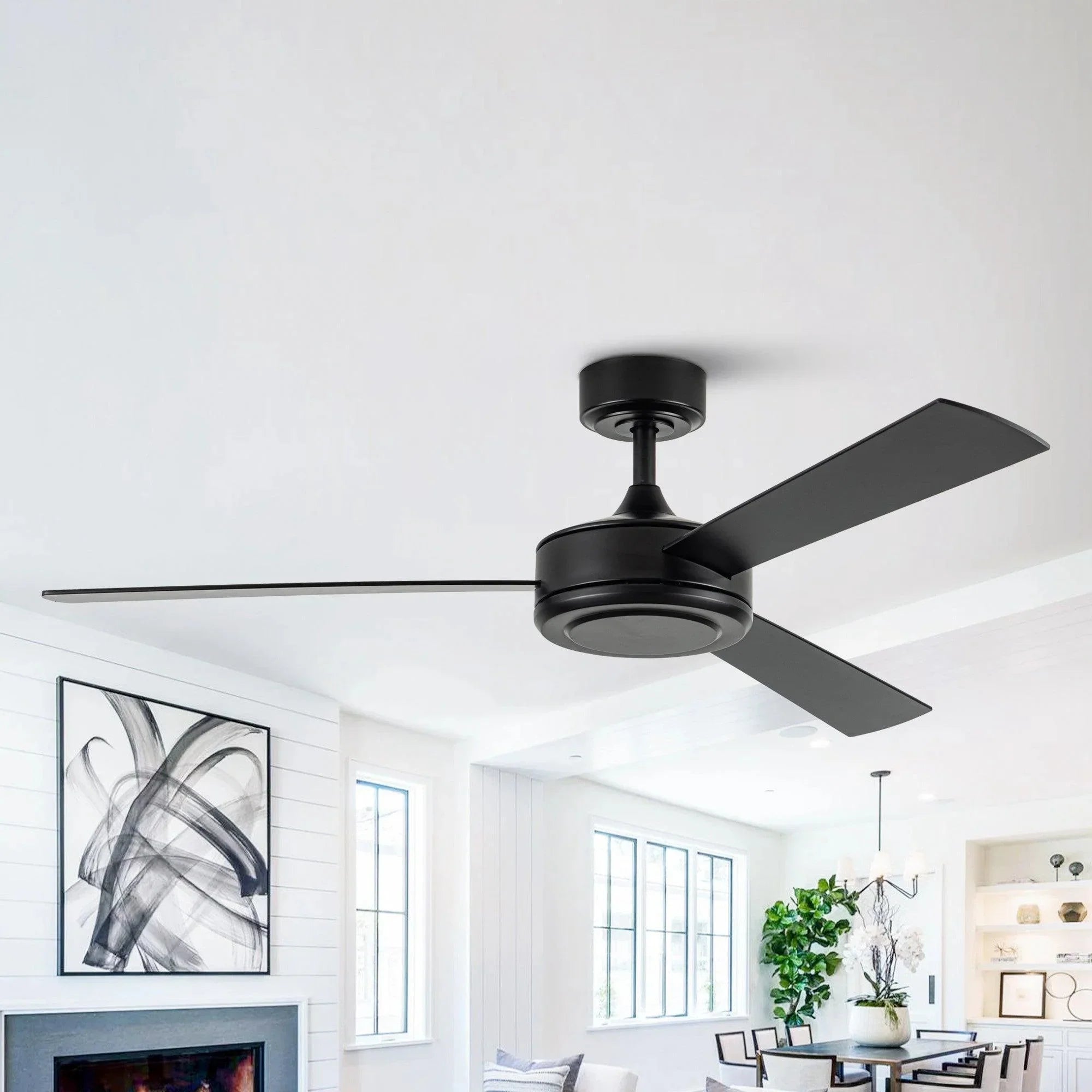 52" Midtown DC Reversible Ceiling Fan - IPLUS Lighting