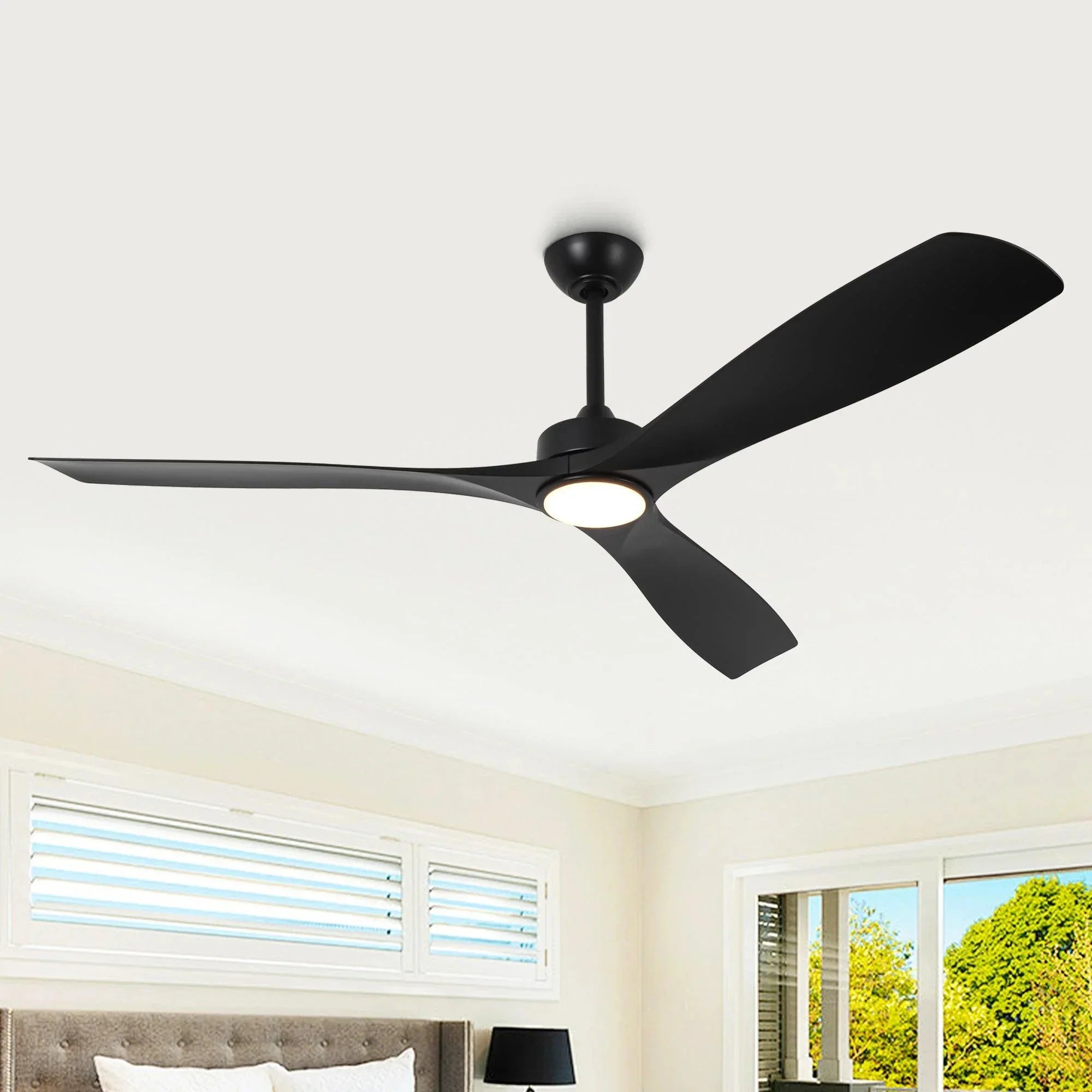 60 Inch Alexi Modern Downrod Ceiling Fan - IPLUS Lighting