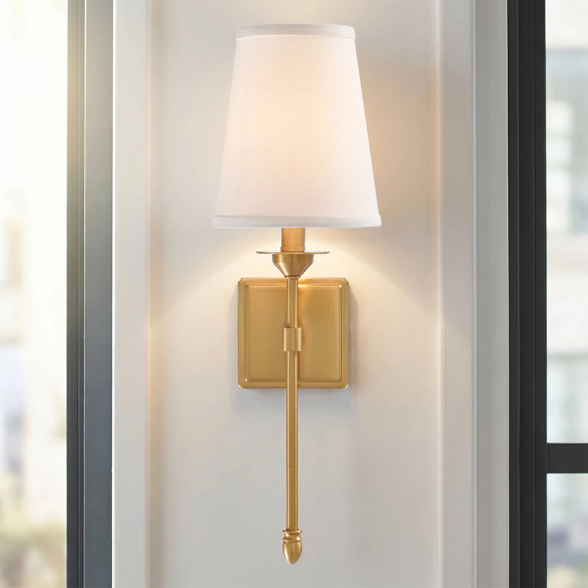 Olivia 1-Light Golden Wall Sconce