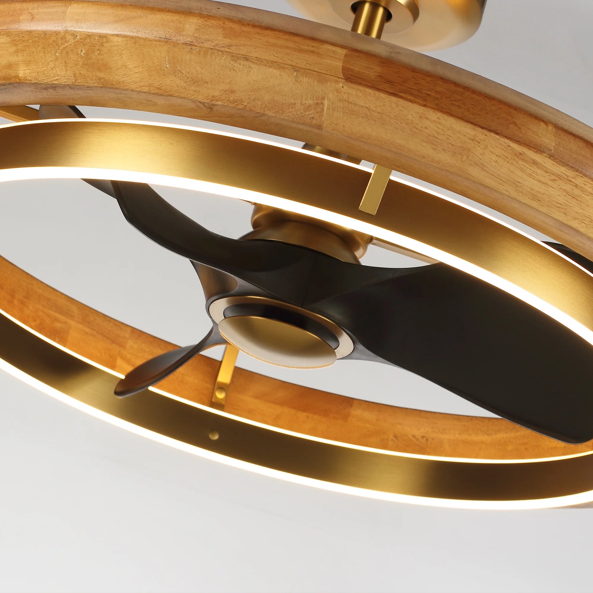 33" Quinn Electroplated Luxury LED Fandelier
