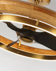 33" Quinn Electroplated Luxury LED Fandelier