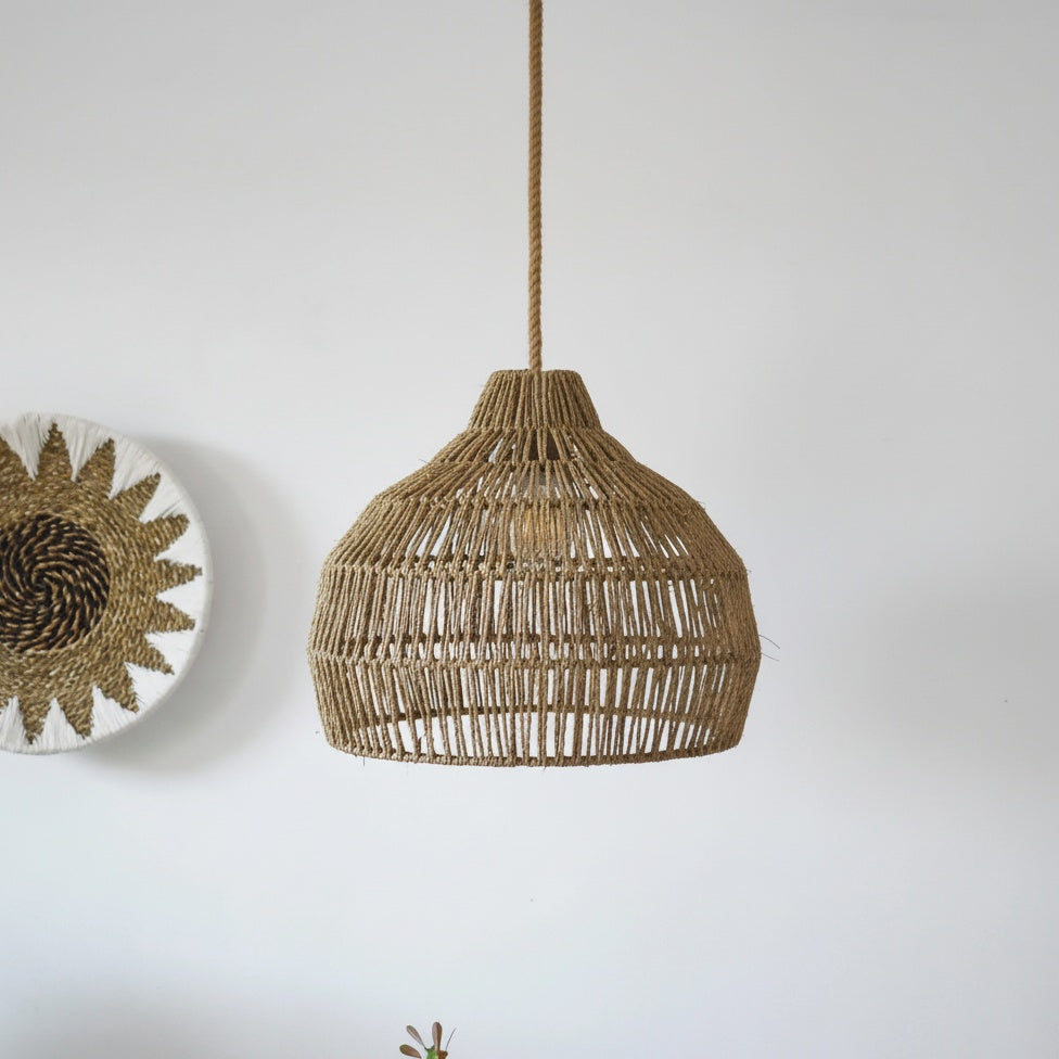 Dreamy Palm Fibers Pendant Light