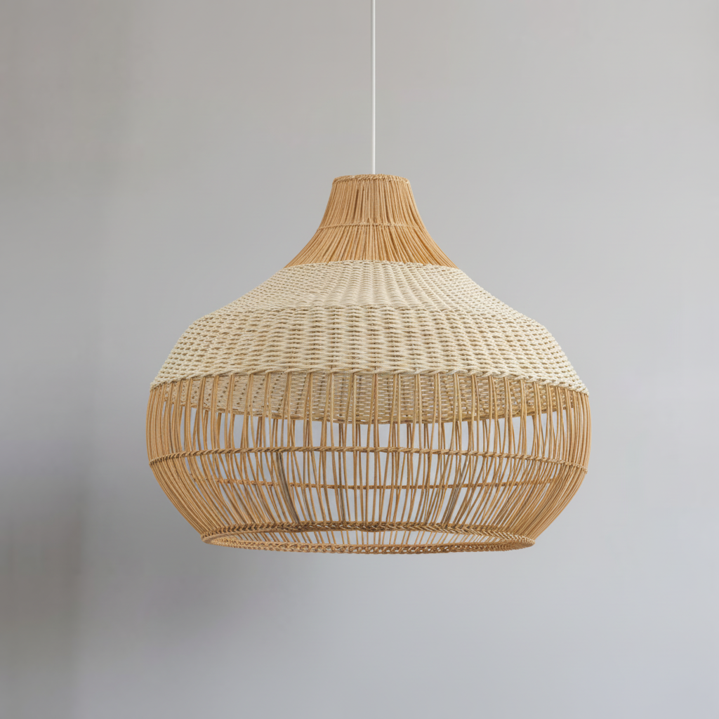 Beatrice Rattan Pendant Light