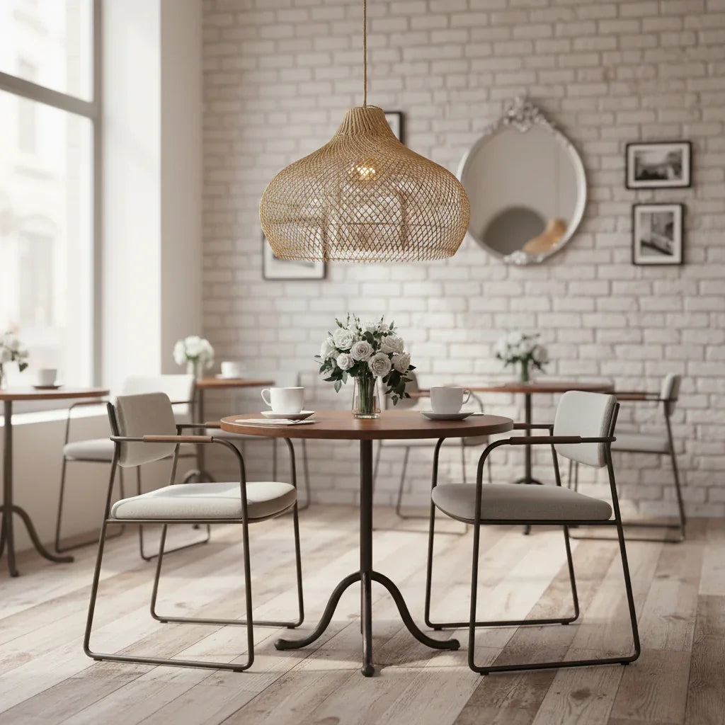 Kloe Rattan Pendant Light - IPLUS Lighting