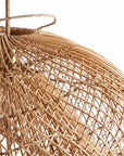 24 Inch Sepherina Modern Handcrafted Rattan Pendant Light - IPLUS Lighting