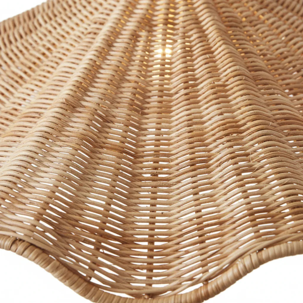 Ariel Elegant Natural Rattan Pendant Light - IPLUS Lighting