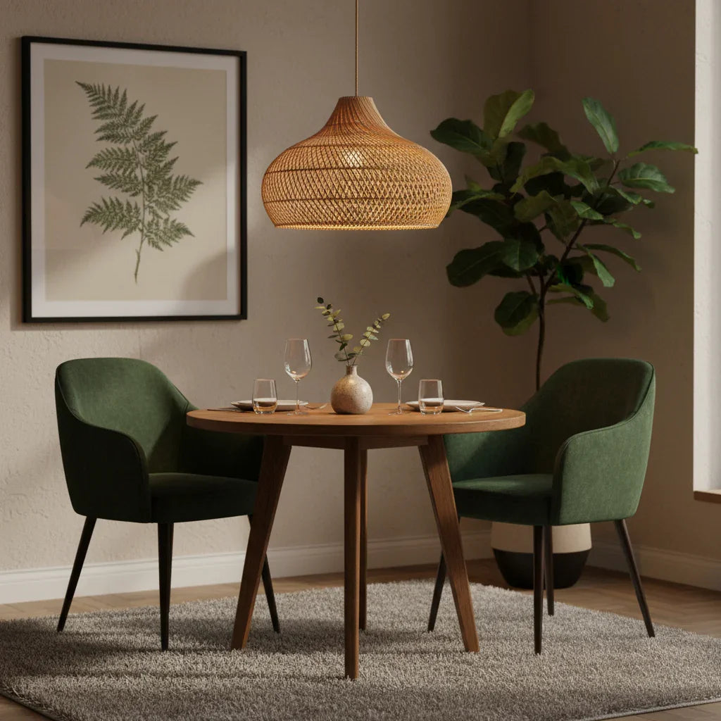 Kloe Rattan Pendant Light - IPLUS Lighting