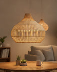 Beatrice Rattan Pendant Light - IPLUS Lighting