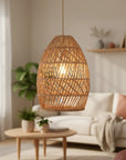 Callie Handwoven Rattan Pendant Light - IPLUS Lighting