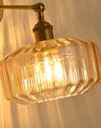 Gerald 1-Light Glass Wall Sconce Lighting