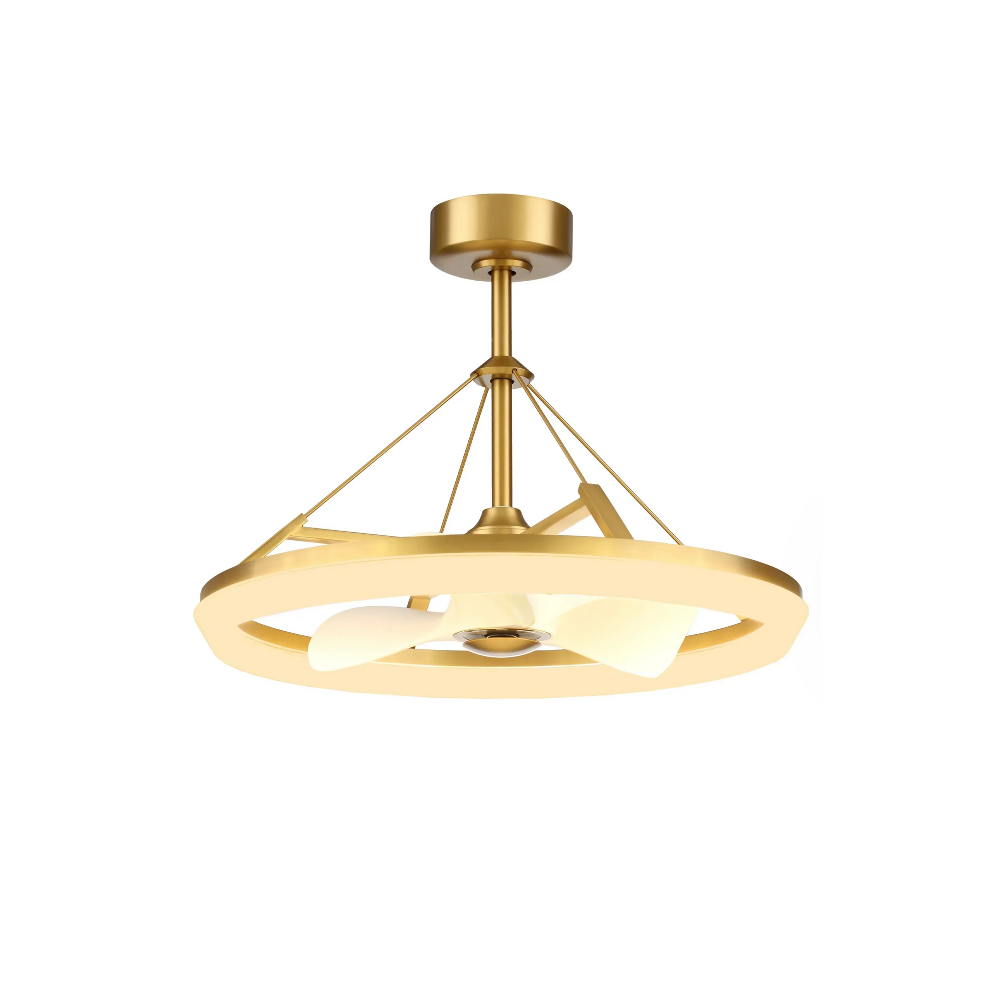 30" Mona Golden Fandelier