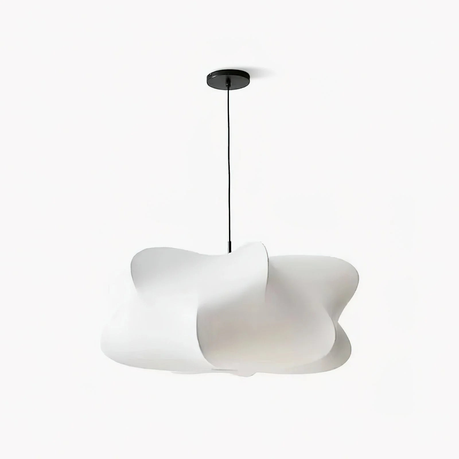 Cloud Pendant Light White Cocoon Silk Fabric