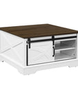 31" Modern Lift Top Coffee Table with Storage Cabinet