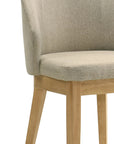 Sorelle 5-Piece Modern Oak Round Dining Set