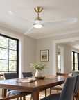 60" Avelor Modern LED Ceiling Fan with Solid Wood Blades