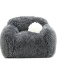 43" Darwen Modern Swivel Accent Chair with Matching Pillow
