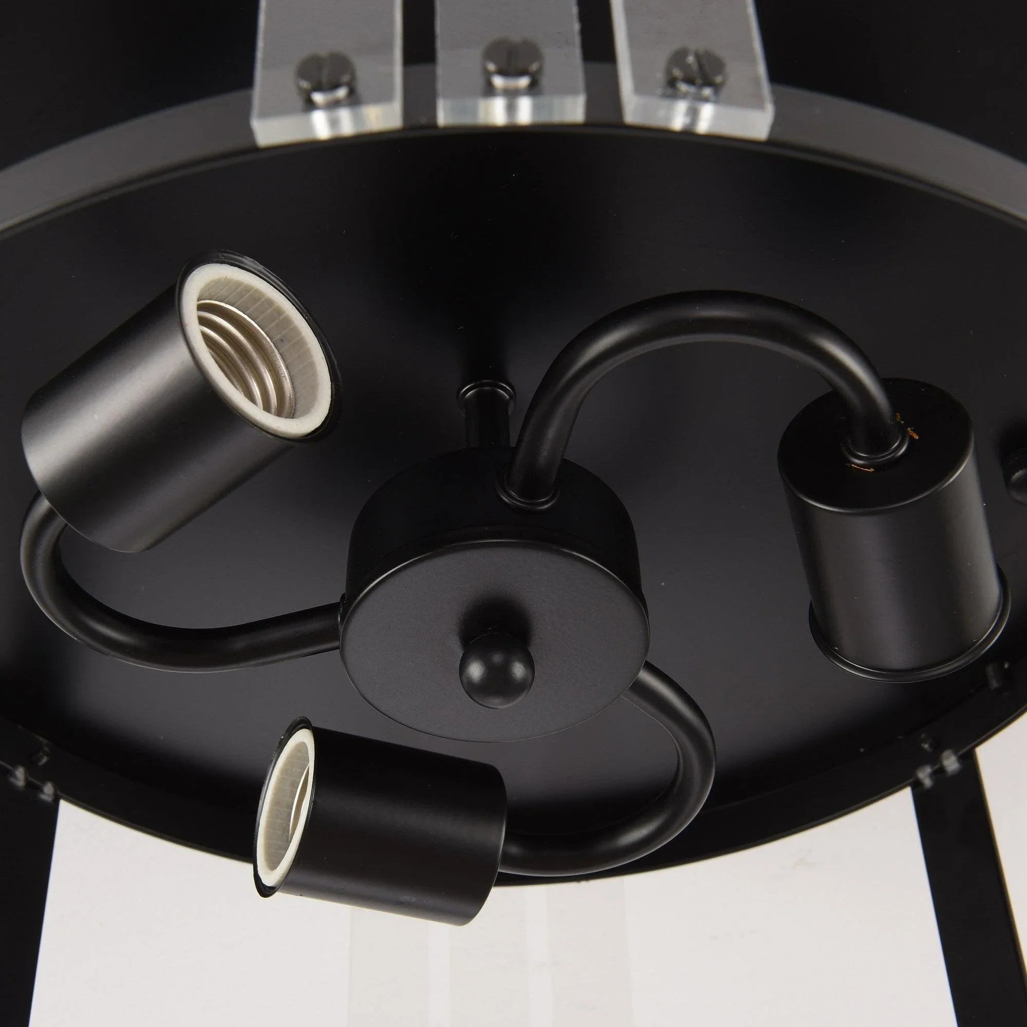 Modern Crystal 3-Light Flush Mount Ceiling Light - IPLUS Lighting