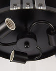 Black 3-Light Farmhouse Flush Mount Ceiling Light - ParrotUncle