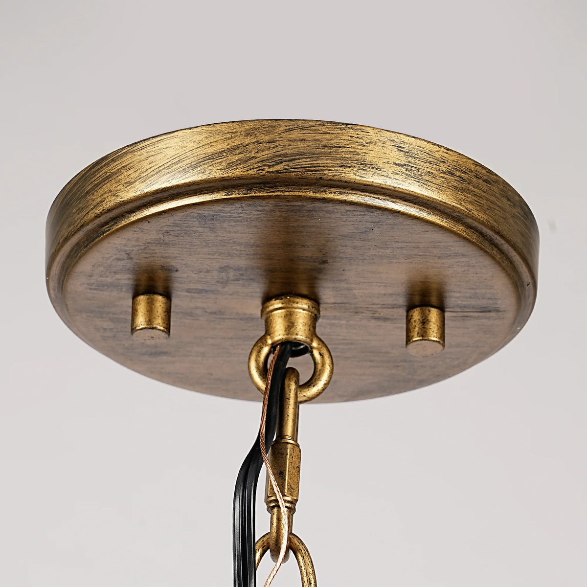 Maren 4-Light Antique Gold Drum Chandelier