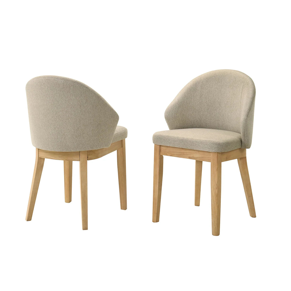 Sorelle 5-Piece Modern Oak Round Dining Set