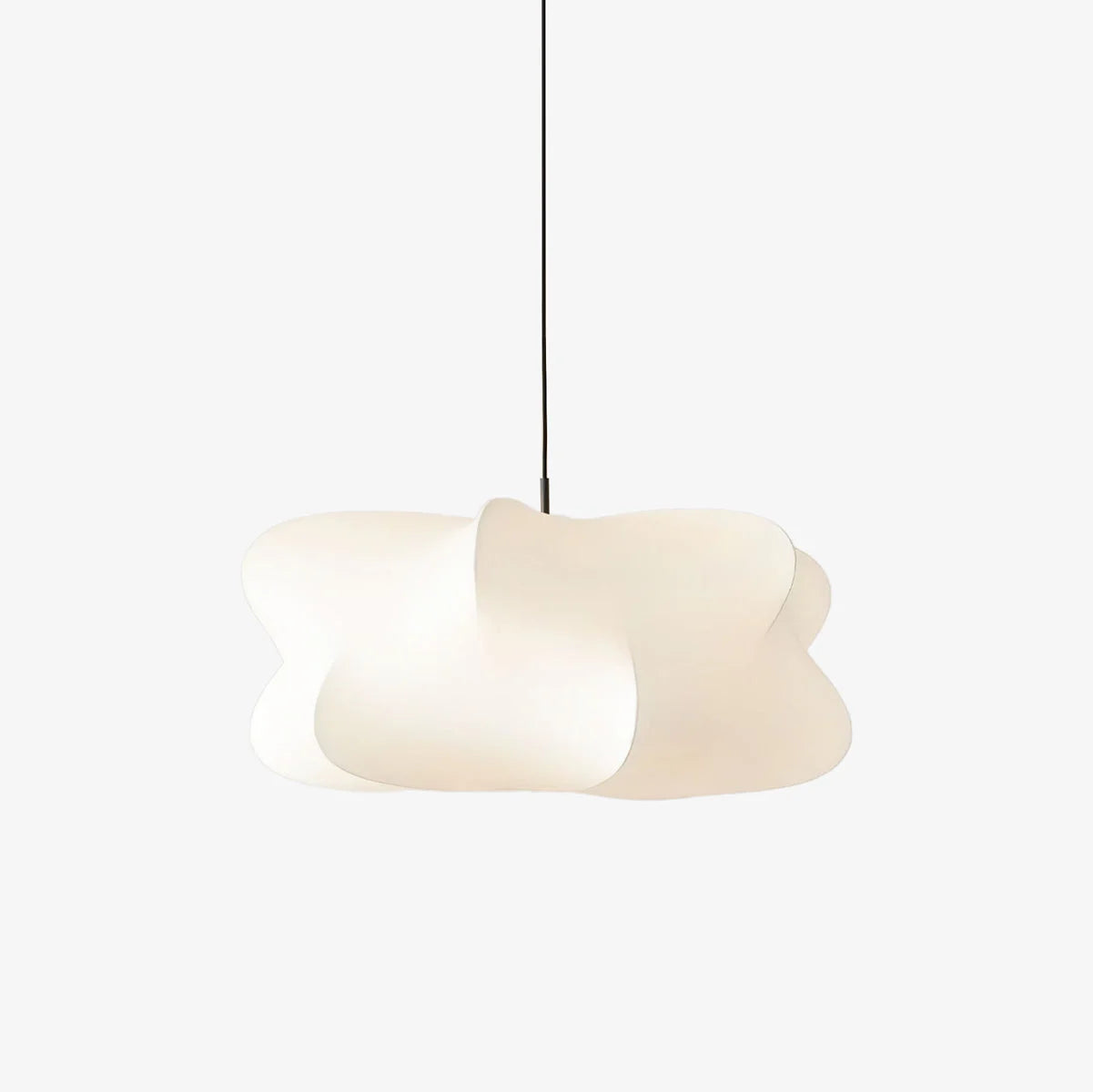 Cloud Pendant Light White Cocoon Silk Fabric
