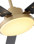 52" Auren Modern Brass LED Ceiling Fan with Reversible Blades