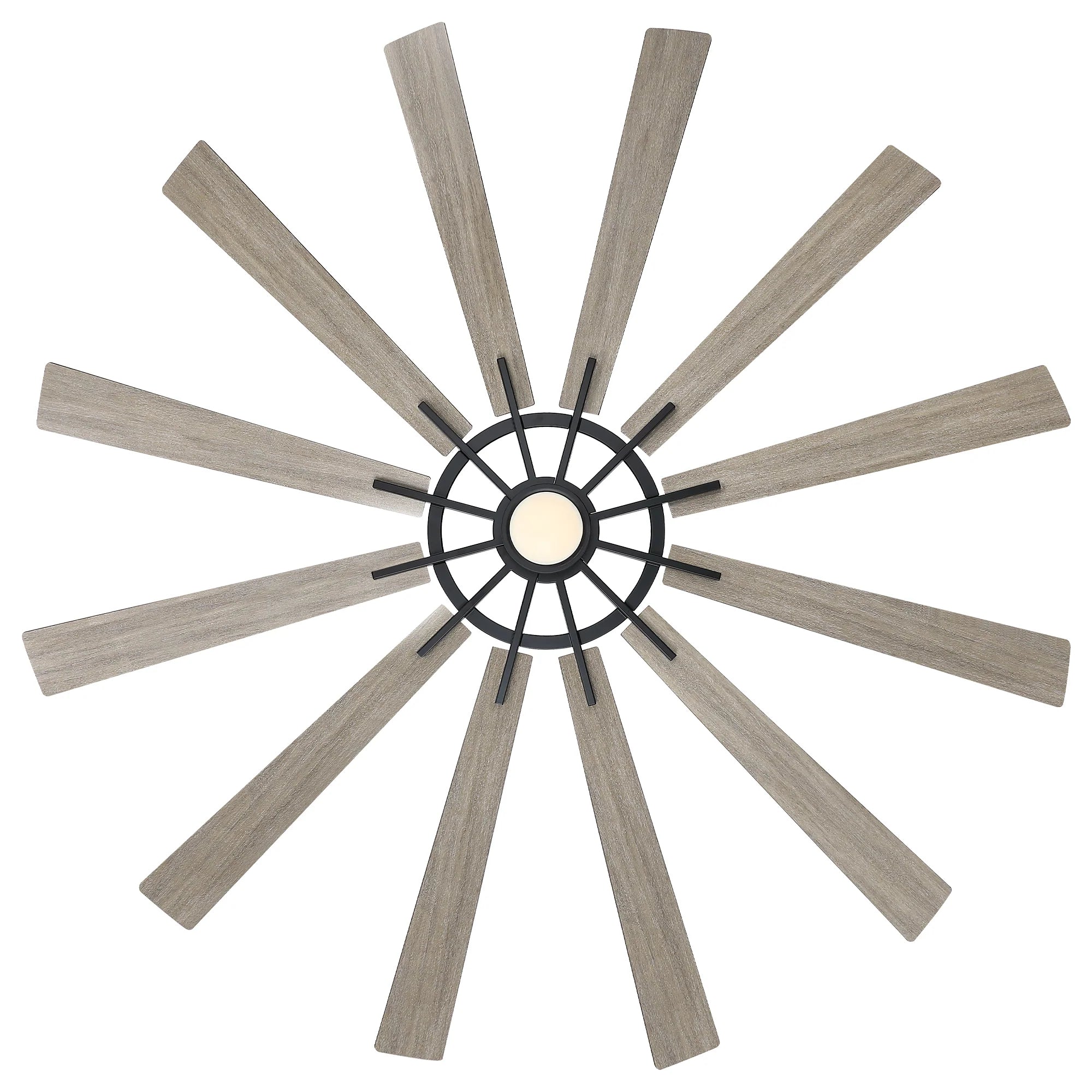 72" Irene Modern 12-Blade LED Ceiling Fan