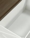 31" Modern Lift Top Coffee Table with Storage Cabinet