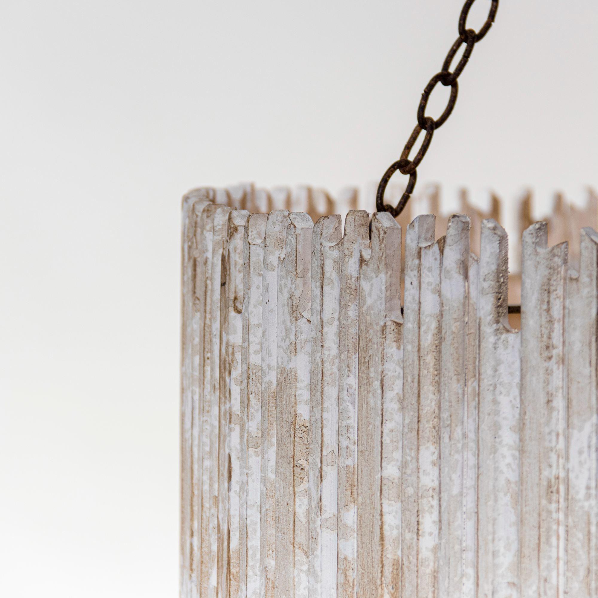 Chouinard 3-Light Natural Wooden Drum Chandelier - ParrotUncle