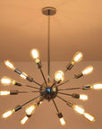 18 Light Cordell Chrome Sputnik Sphere Chandelier - IPLUS Lighting