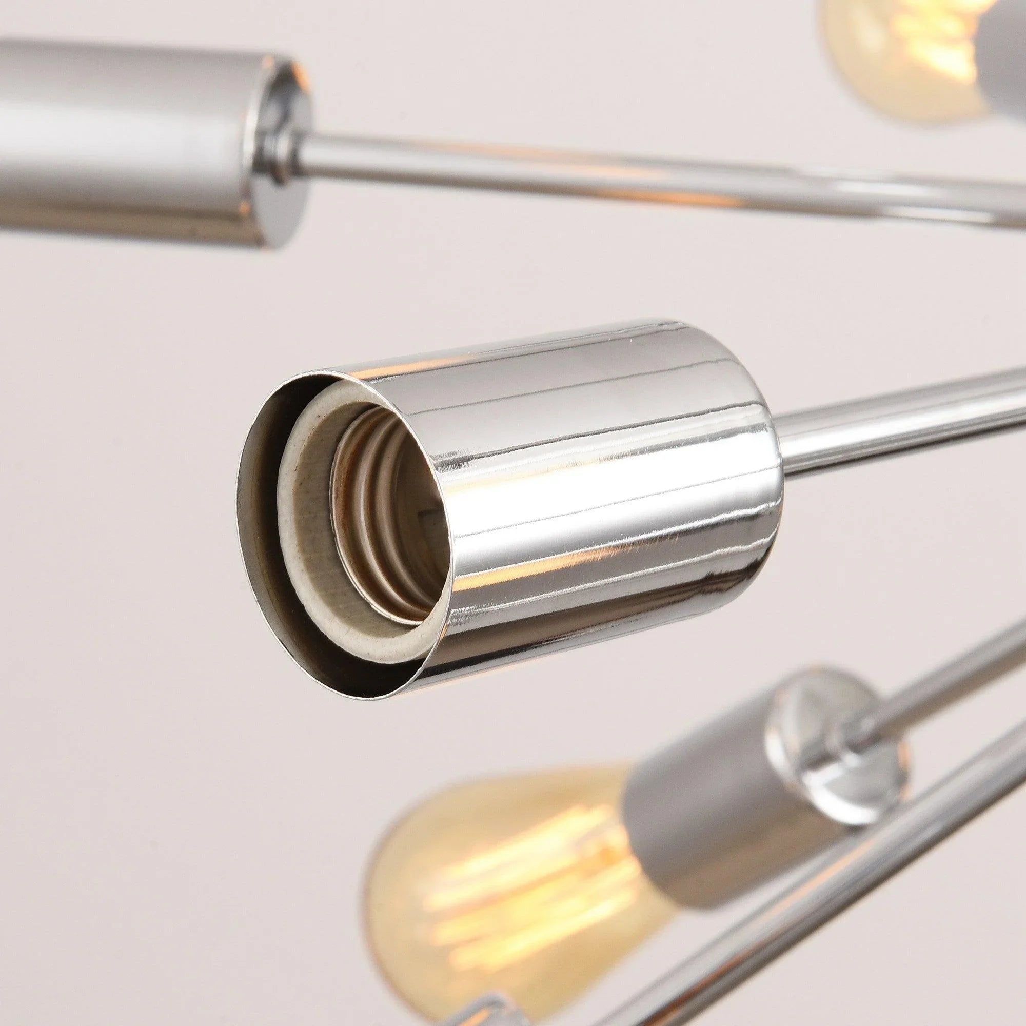 18 Light Cordell Chrome Sputnik Sphere Chandelier - IPLUS Lighting