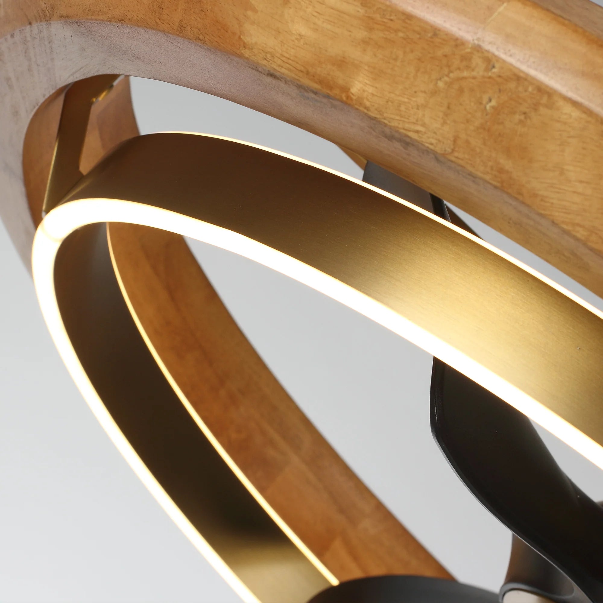33" Quinn Electroplated Luxury LED Fandelier