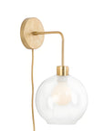 Plug-In Bend Solo 8in Globe Sconce