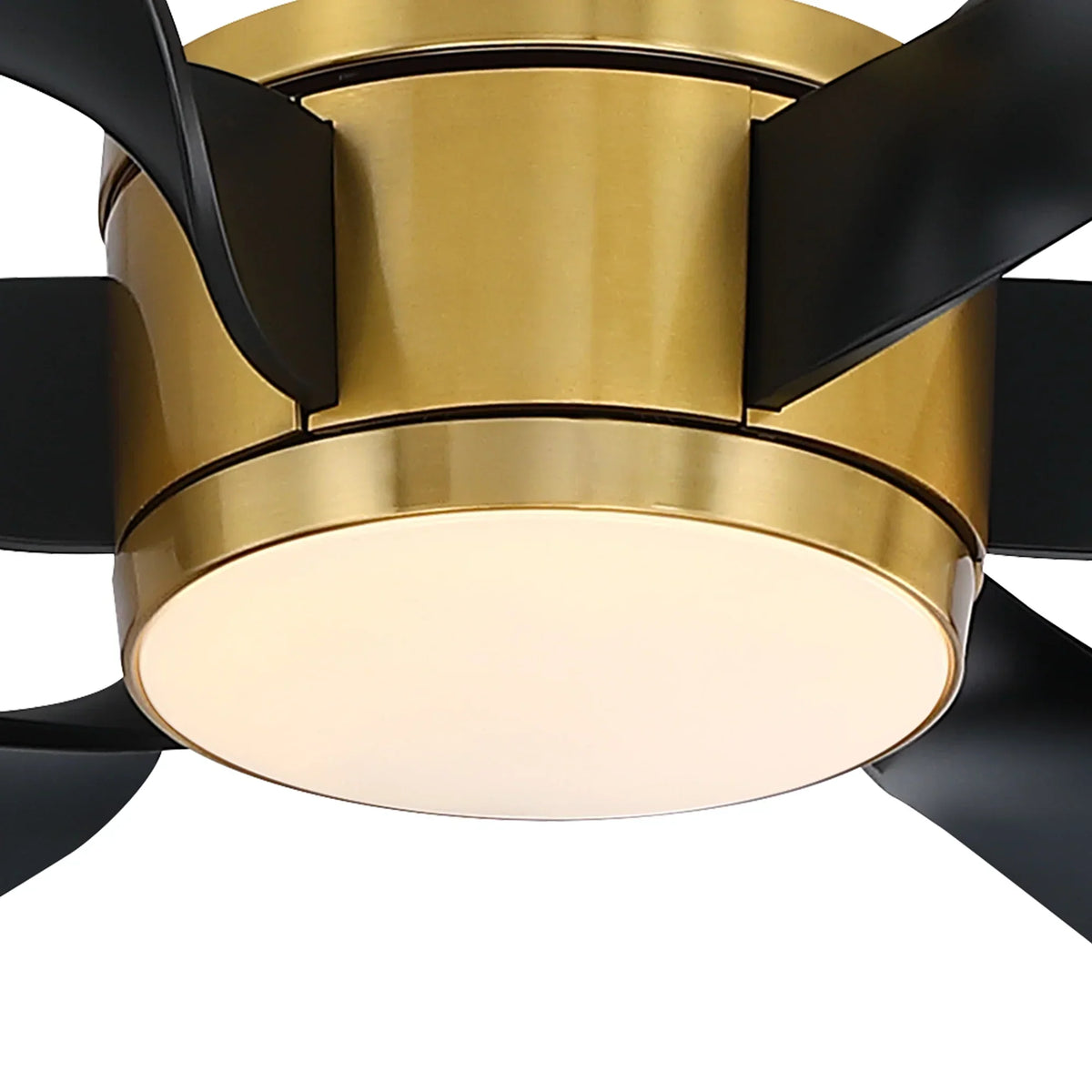 60" Murphy Modern Black &amp; Gold 8-Blade LED Ceiling Fan