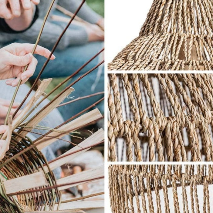 Dreamy Palm Fibers Pendant Light
