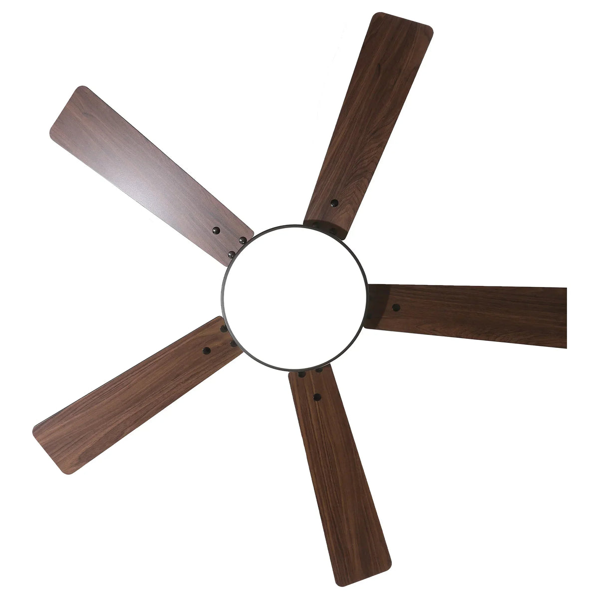 52" Auren Modern Brass Flush Mount LED Ceiling Fan with Reversible Blades