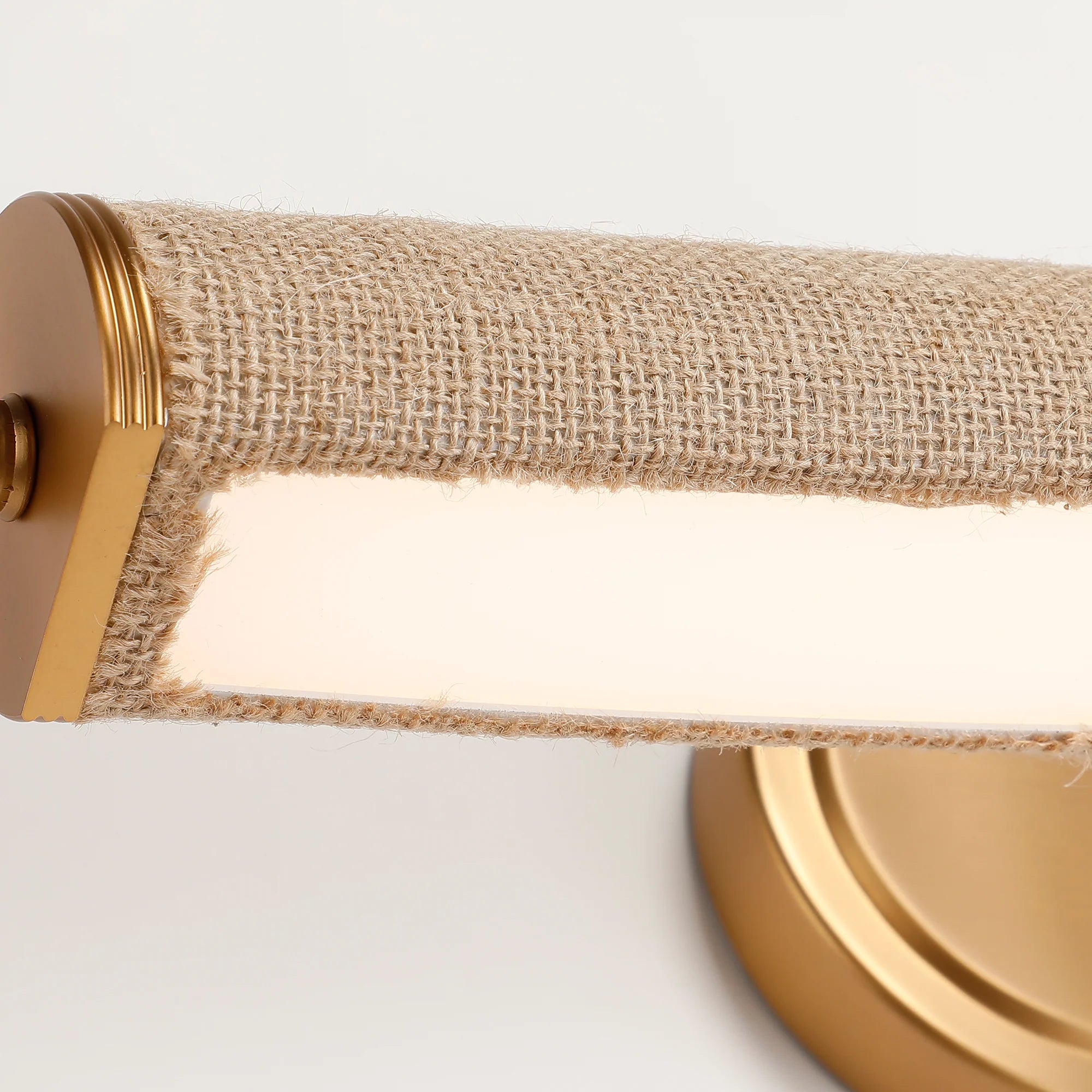 Regan 1-Light Vintage Brass LED Vanity Mirror Light