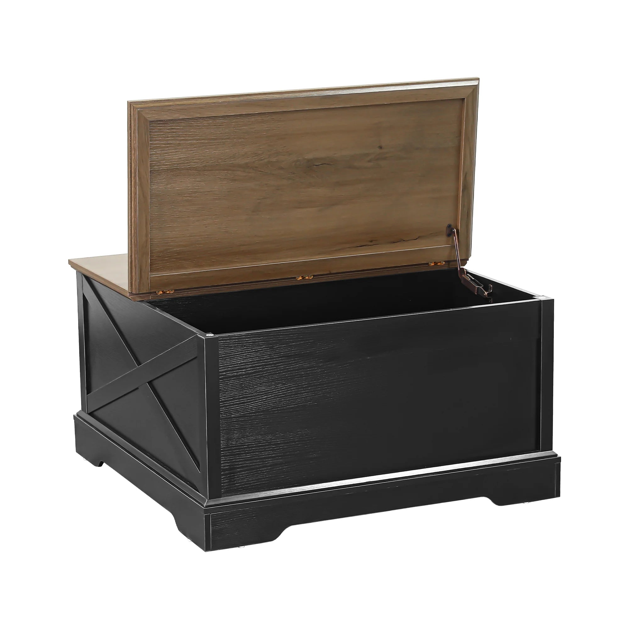 31" Modern Lift Top Coffee Table with Storage Cabinet