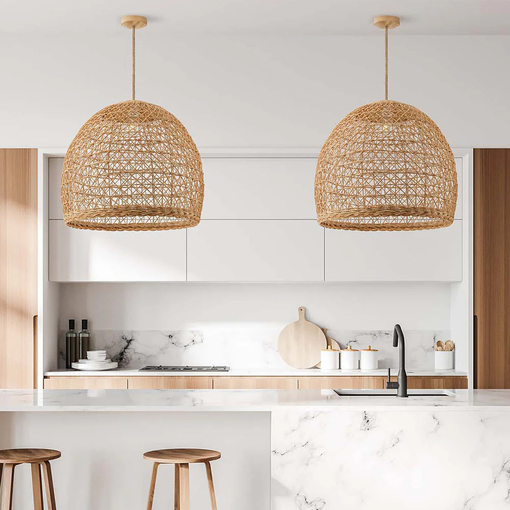Lumiere Rattan Pendant Light