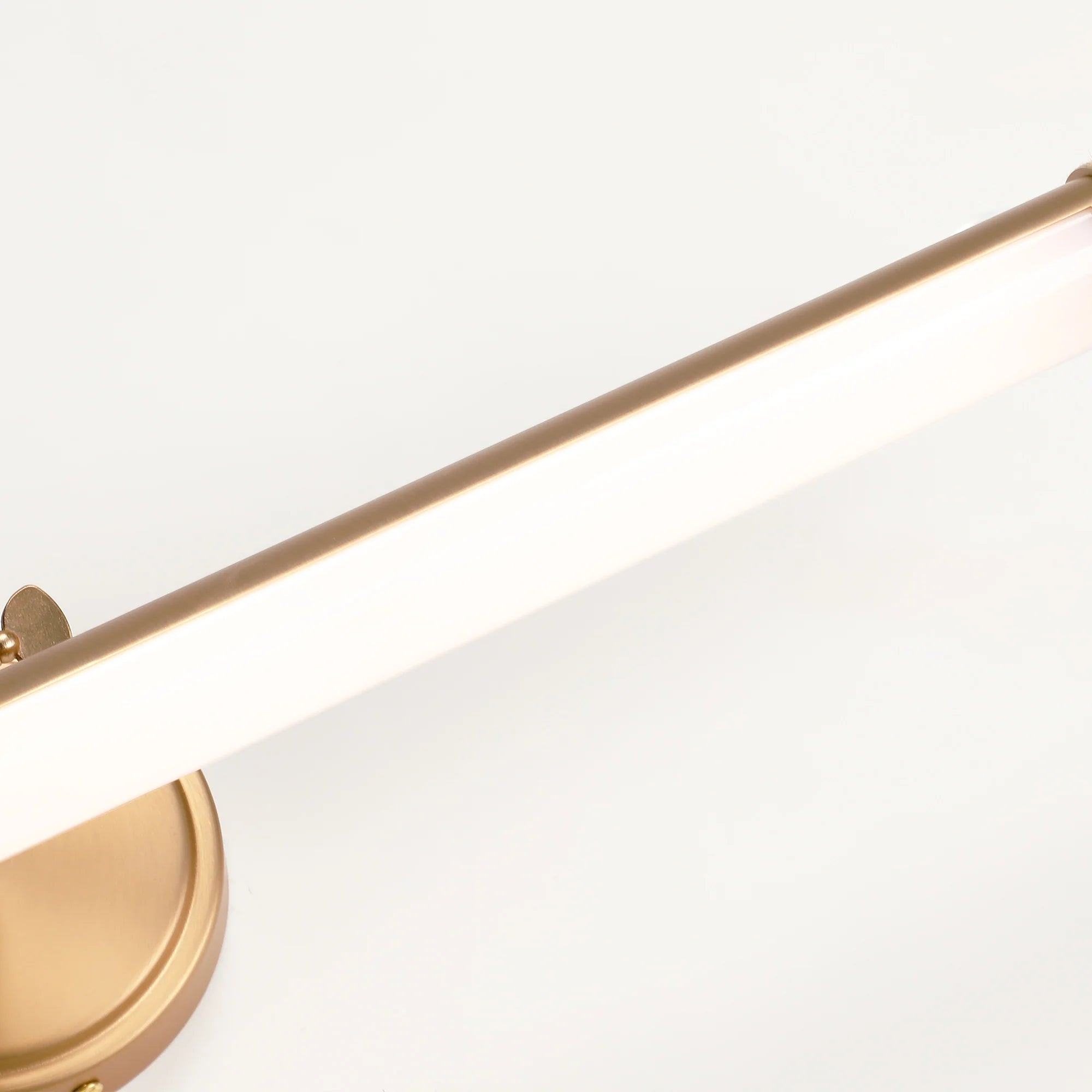 Perry 1-Light Vintage Brass LED Vanity Mirror Light