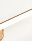 Perry 1-Light Vintage Brass LED Vanity Mirror Light