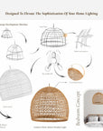 Lumiere Rattan Pendant Light