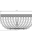 Erhard 13 in. 3-Light Chrome Flush Mount Light - ParrotUncle