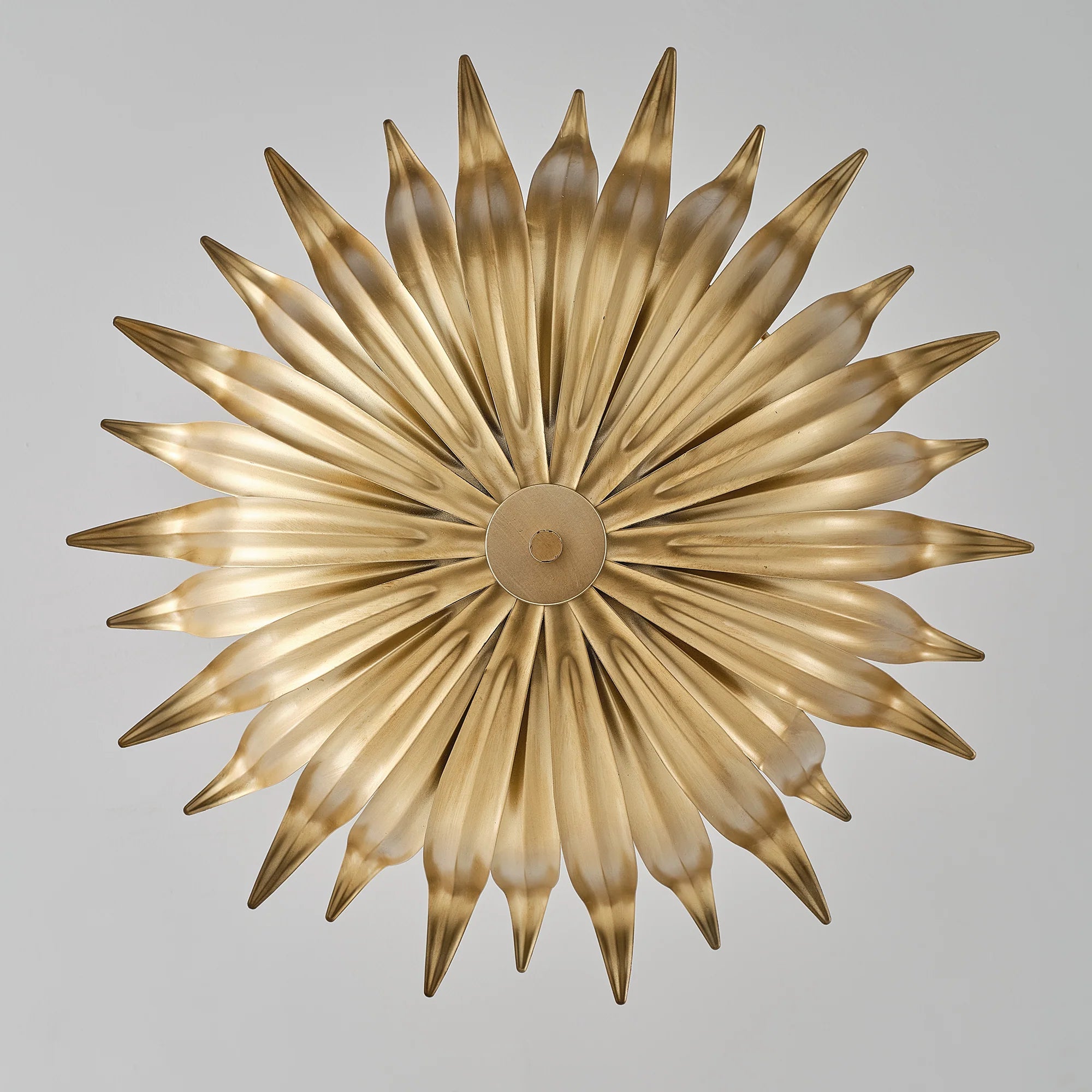 Osborn 6-Light Modern Gold Leaf Floral Chandelier