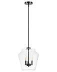 Avenor 3-Light Modern Clear Glass Pendant Light