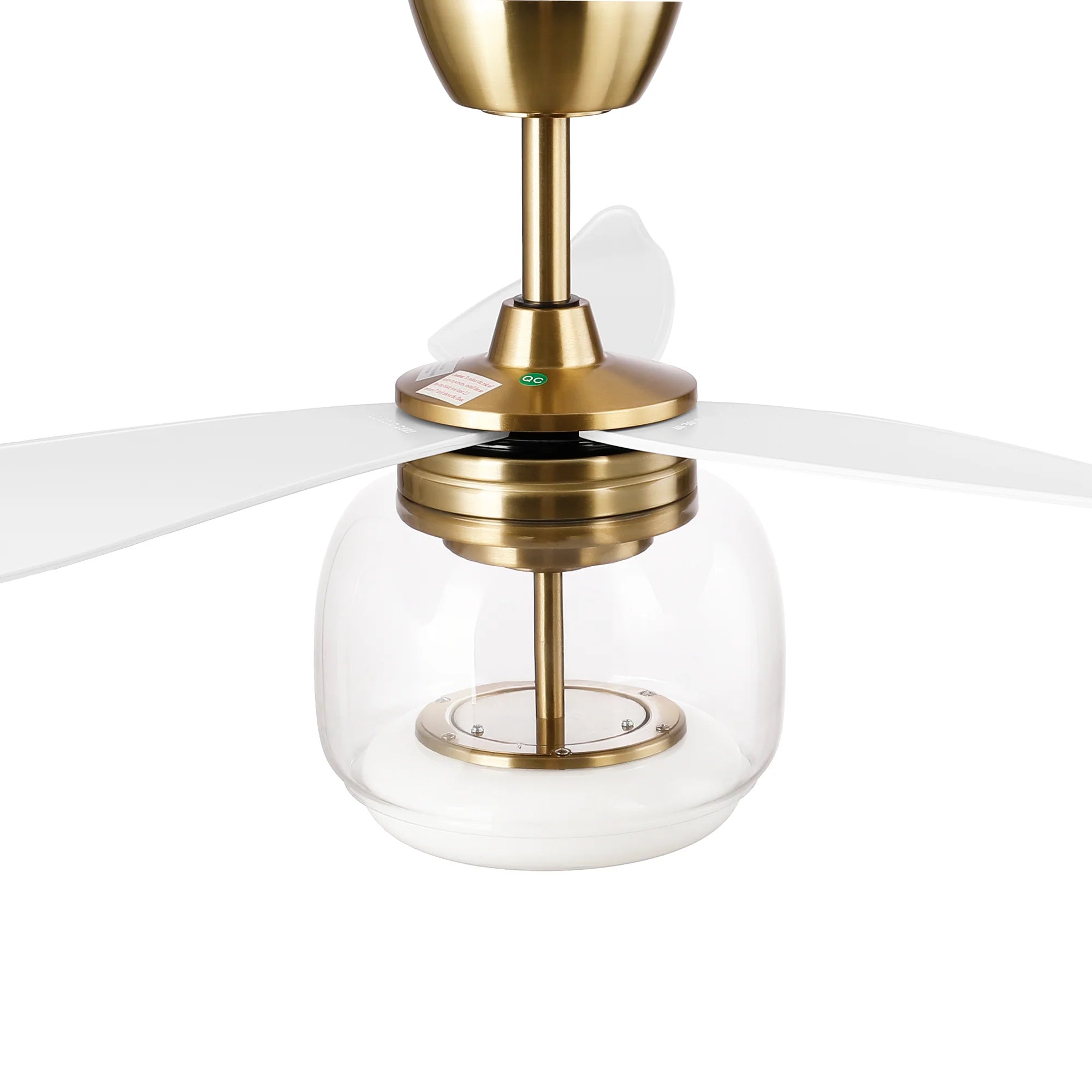 52" Jared Modern Antique Bronze LED Ceiling Fan